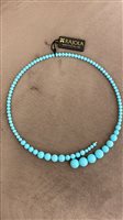 Collana Rajola Donna in Pietre dure Pasta di turchese 54-510-3 - 54-510-3